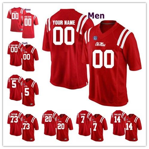 Ole Miss Rebels College Football Jersey 