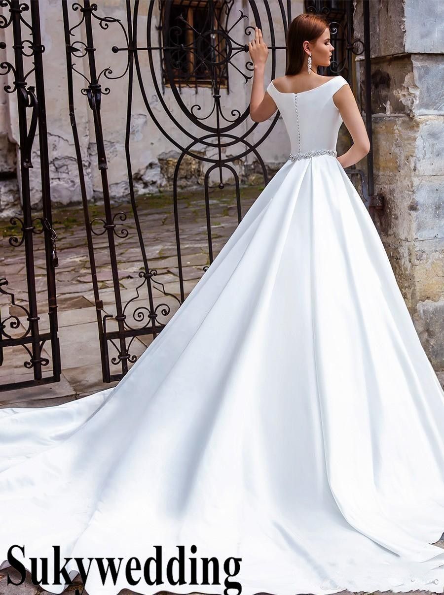 simple elegant wedding dresses 2019