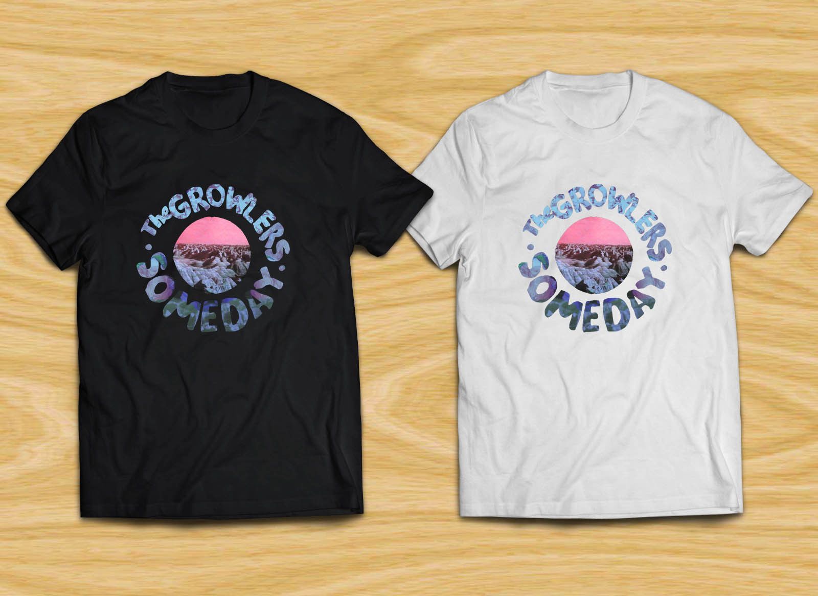 The Growlers Someday Rock Band Logo Men/'s Black T-Shirt Size S to 3XL