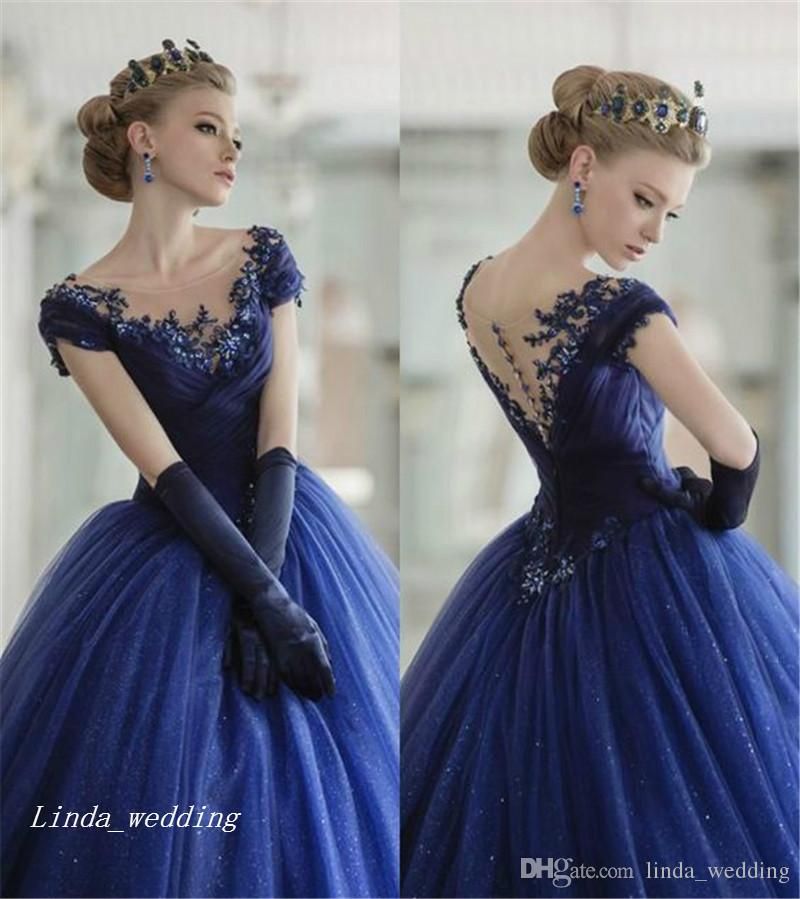 blue gorgeous dresses