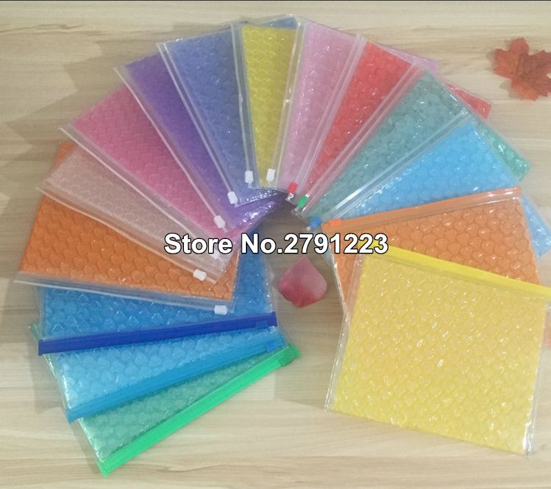 colored bubble wrap