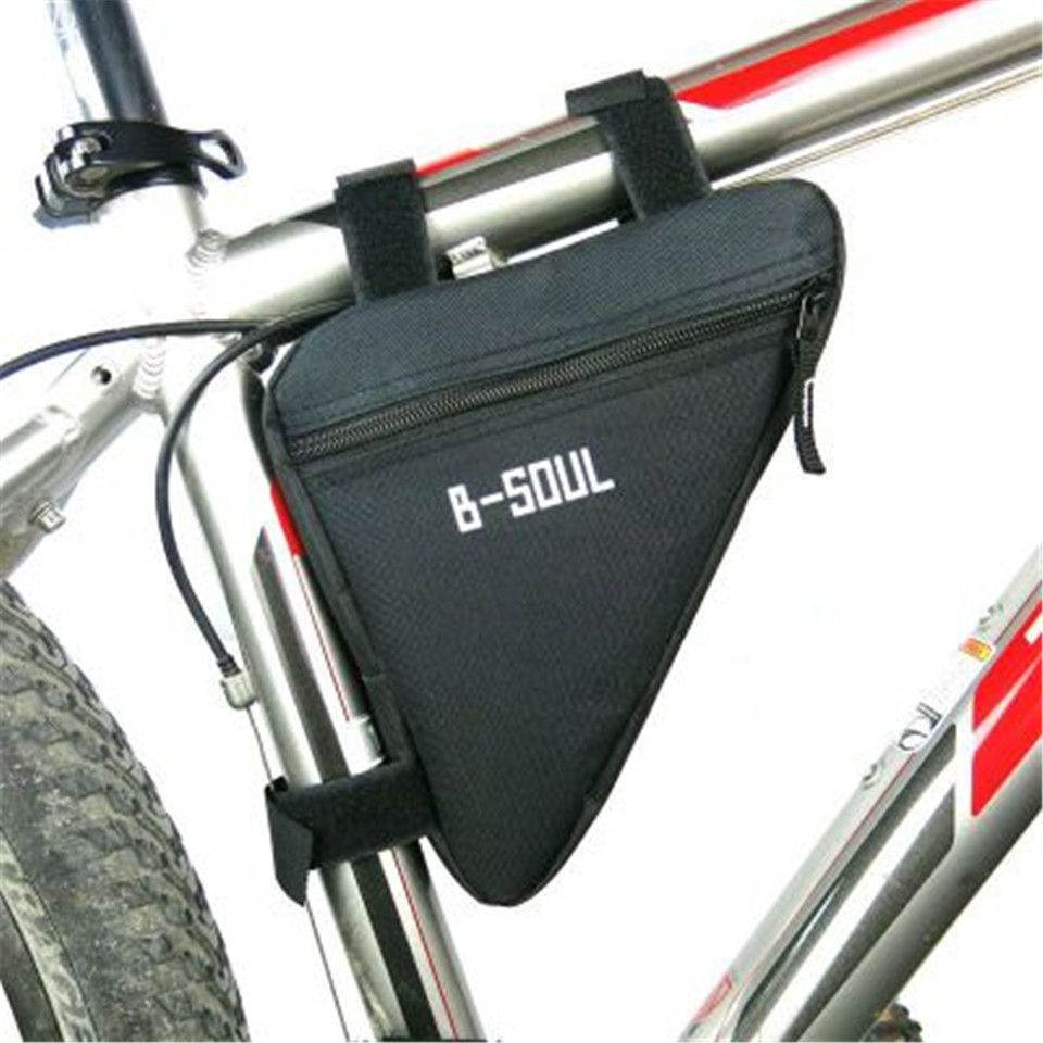 Bolso marco bolso bicicleta bicicleta marco bolso con cierre de velcro bicicletas