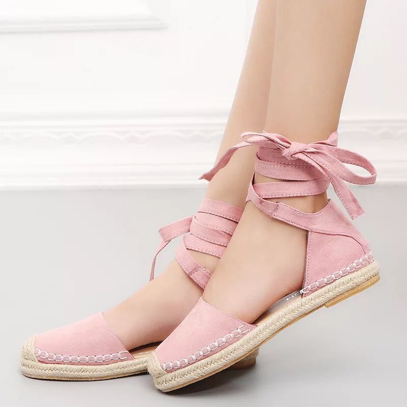 pink flats womens