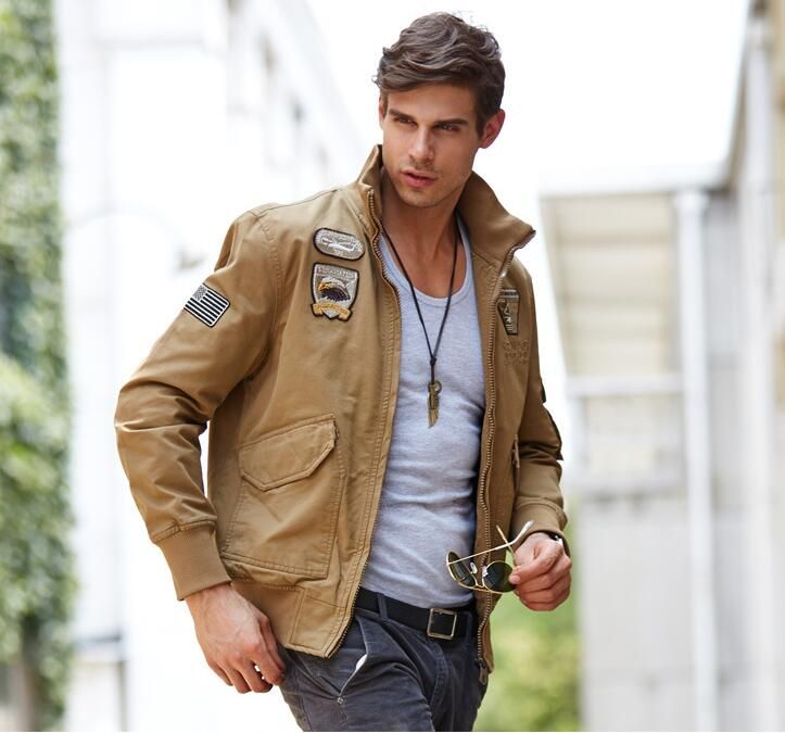 thin military jacket