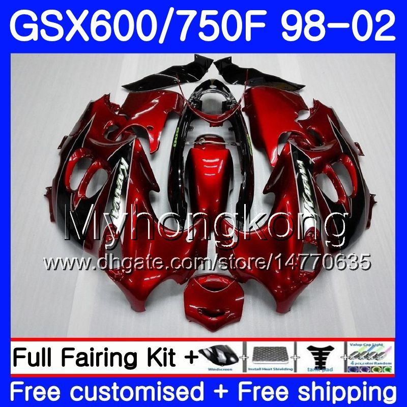 هيكل مصنع سوزوكي للنبيذ الاحمر Katana Gsxf 600 750 Gsxf750 98 99 00 01 02 292hm 27 Gsx 750f 600f Gsxf600 1998 1999 2000 2001 2021 من Myhongkong 1 224 48ر س موبايل Dhgate