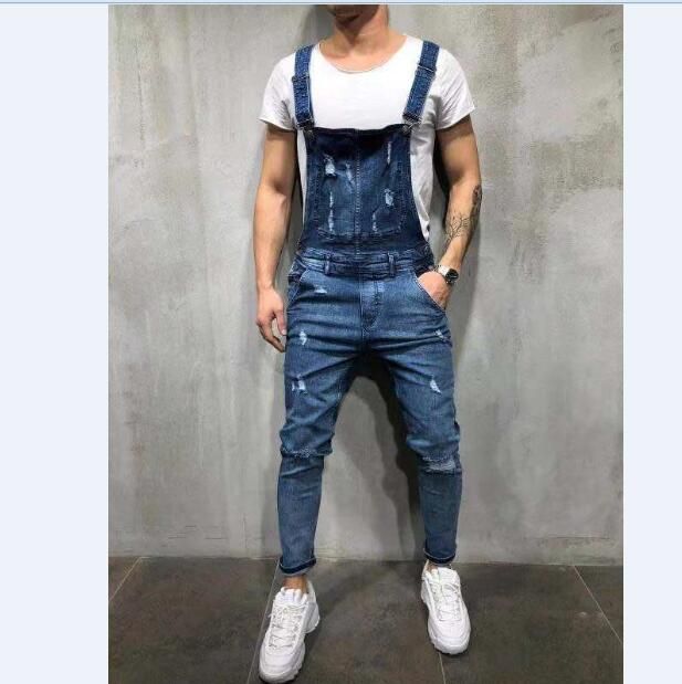 men ripped overalls