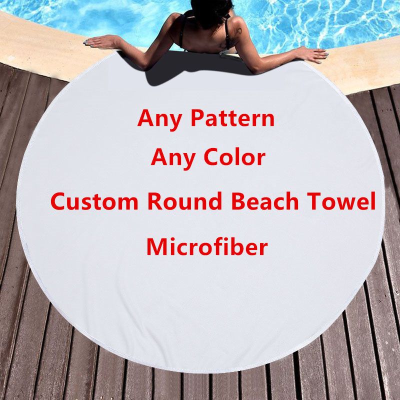 round beach towels for sale