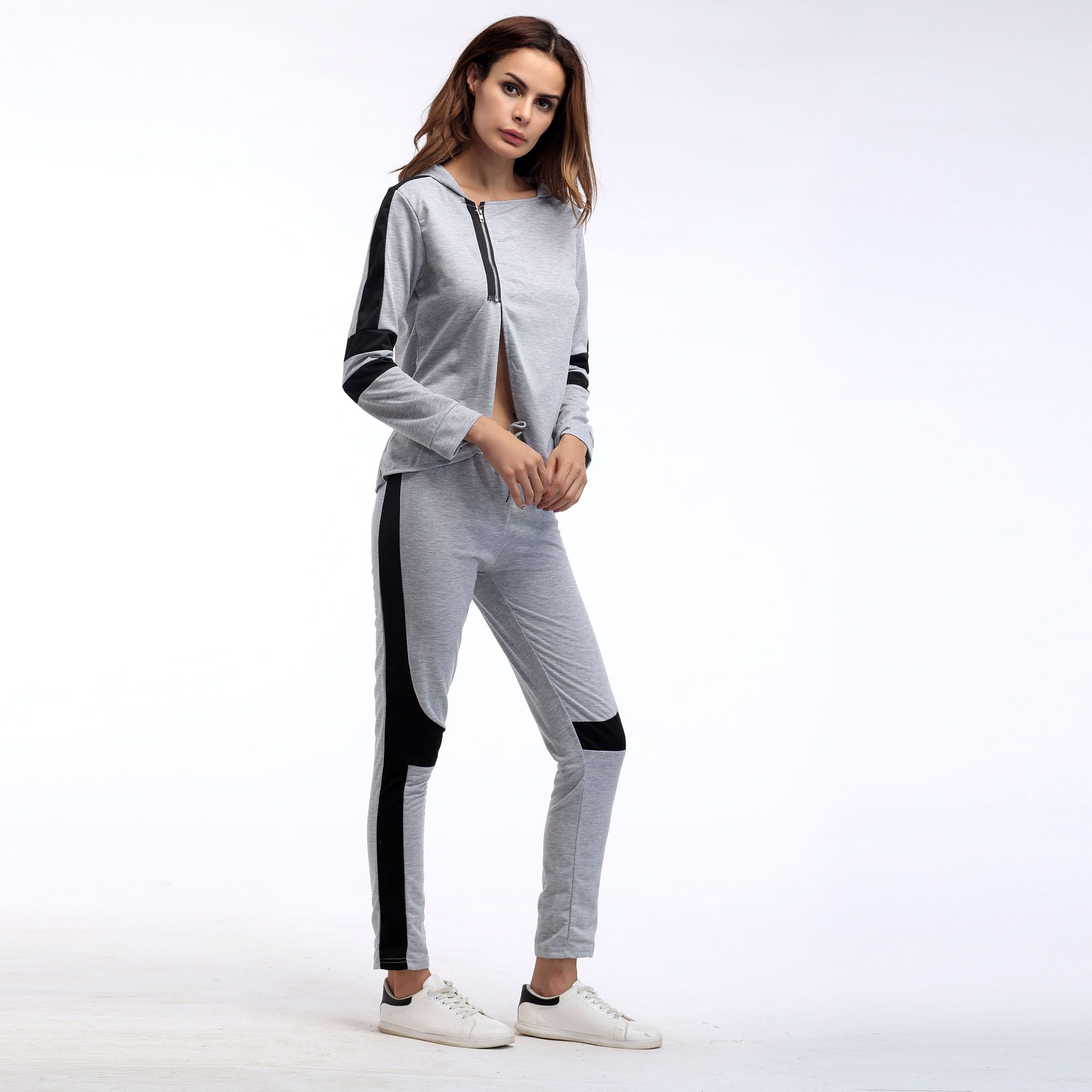 Acquistare Donne Tute Donna Casual Tute Pullover Con Cappuccio Design A  Cerniera Casual Style Ladies Daily Sport Wear Cool Girls Daily Sport Wear  Economico | Consegna Veloce E Qualità | DHgate Italy