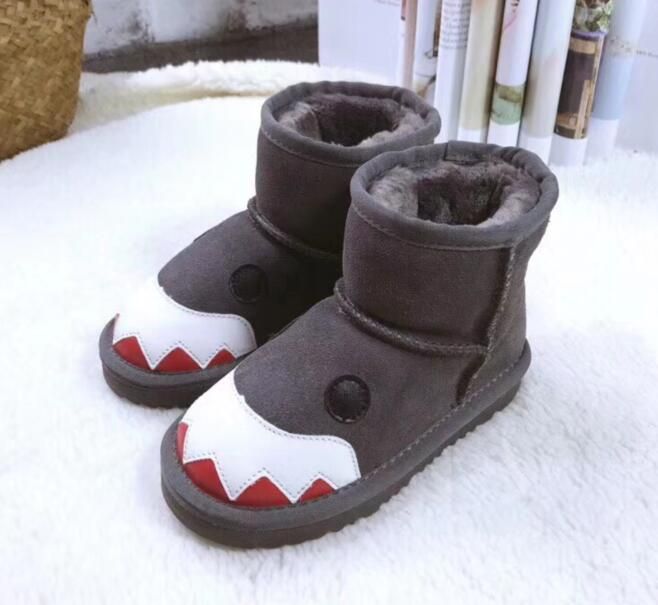 Kids Boys Girls Warm Snow Boots Cute Cartoon Children Winter Shoes Ankle Boots Genuine Leather Baby Toddlers Snow Boot Toddler Rain Boot Girls Shoes And Boots From Jinma6258 26 4 Dhgate Com