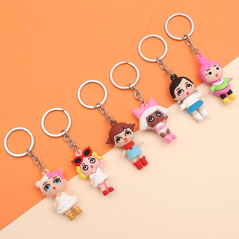 lol surprise doll keychain
