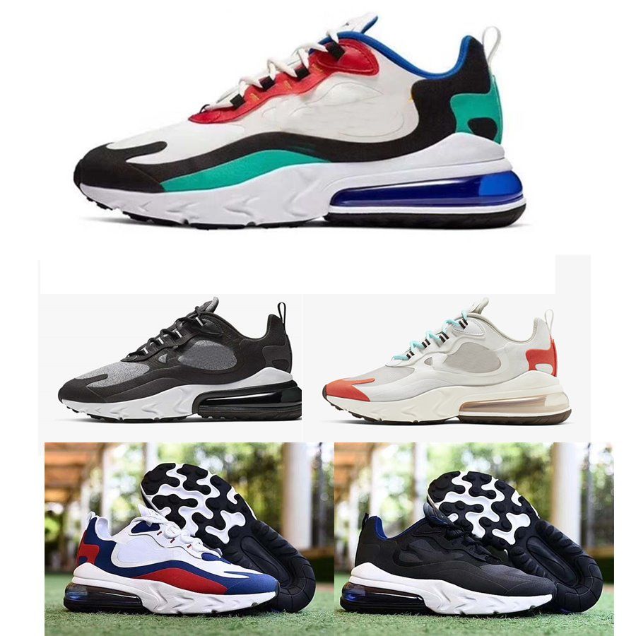 Bleached Coral React Mens Casual Shoes Grey And Orange In My Feels