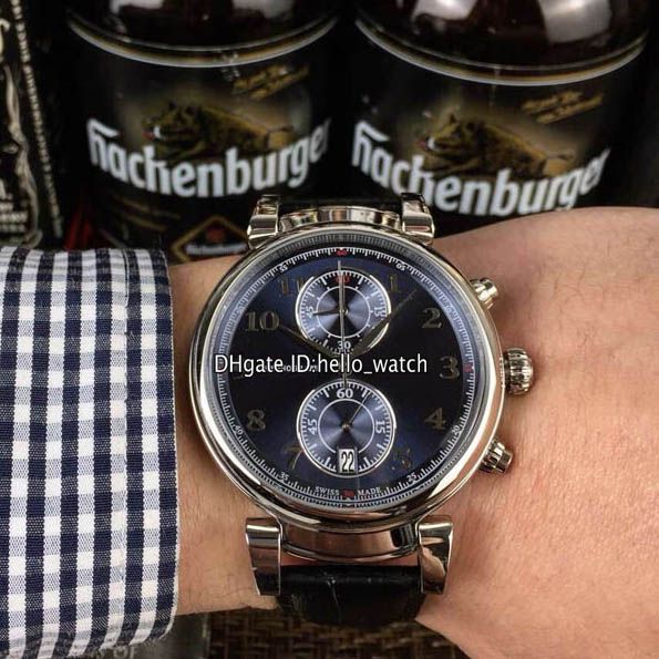 Satin Al Ucuz Yeni 5 Renk Da Vinci Aile Iw393402 Mavi Kadran Miyota Kuvars Chronogrpah Mens Watch Celik Kasa Kronometre Deri Kayis Gents Saatler Tl616 19 Tr Dhgate Com