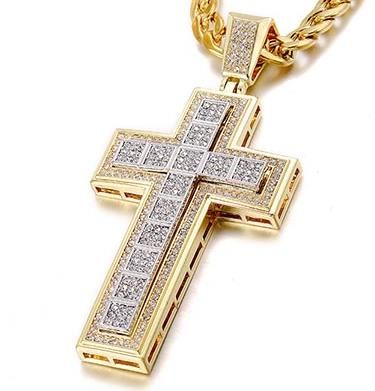 Großes Goldkreuz 75CM