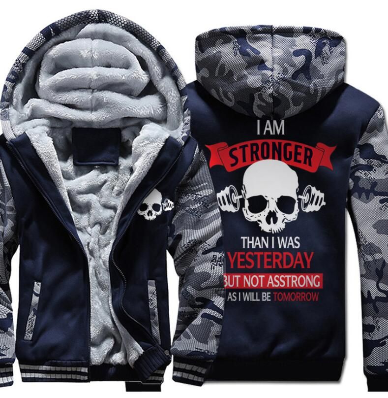 striped skull casual punk jacket