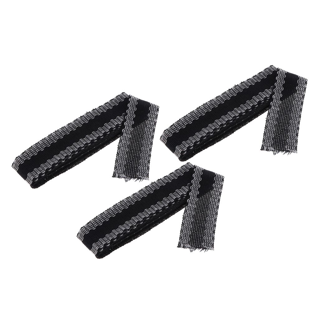 MagiDeal 3pcs Instant Iron-on Hemming Mend Tape Fusible Webbing Tapes Strips 43inch