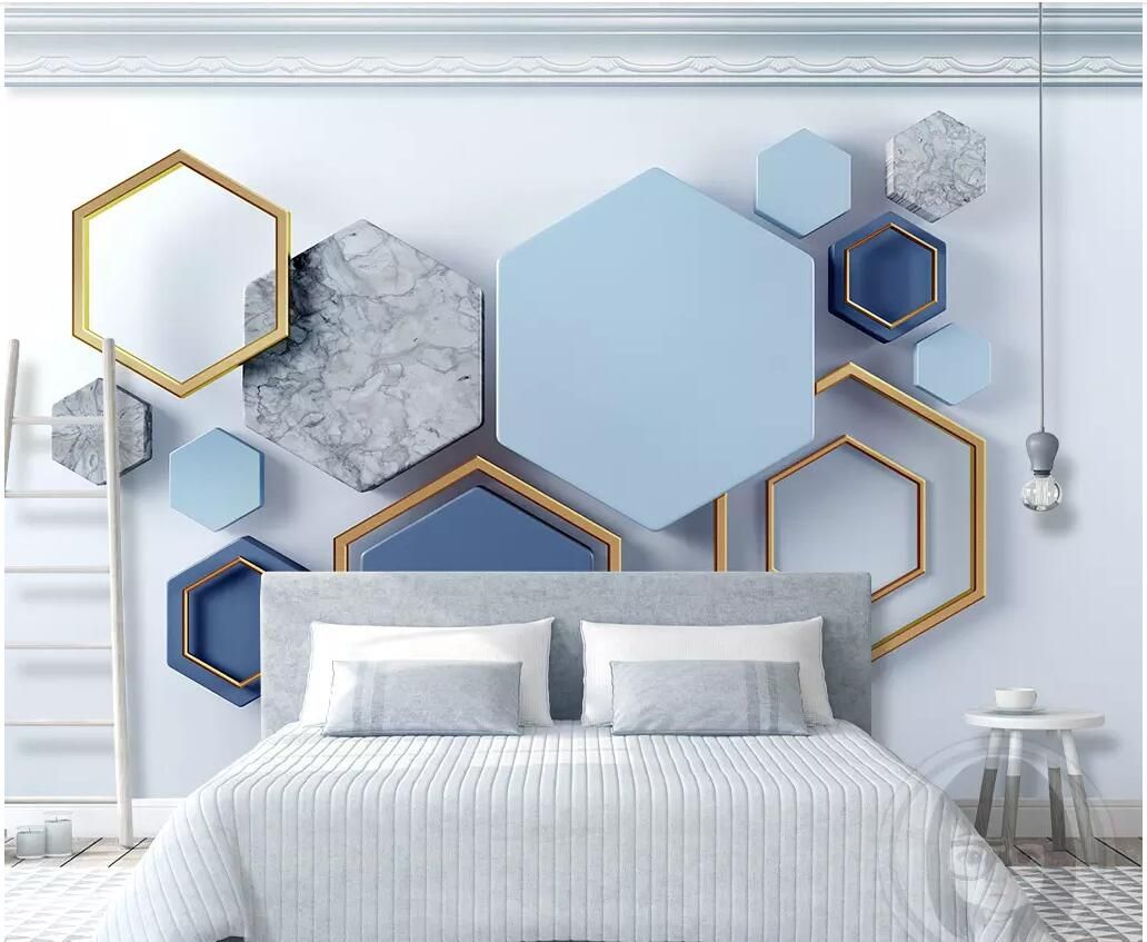 3d Wallpaper Custom Photo Mural Modern Minimalist Geometric Marble Stitching Home Decor Living Room 3d Wall Murals Wallpaper For Walls 3 D Animated