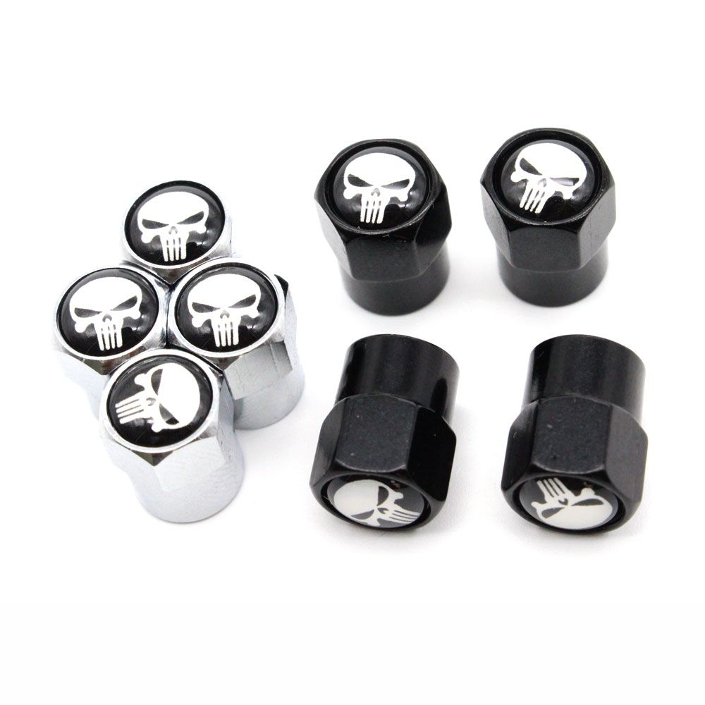 4 X Car Logo Wheel Tire Valve Stems Cap Anti-theft Steal Dust Cover for Audi RS