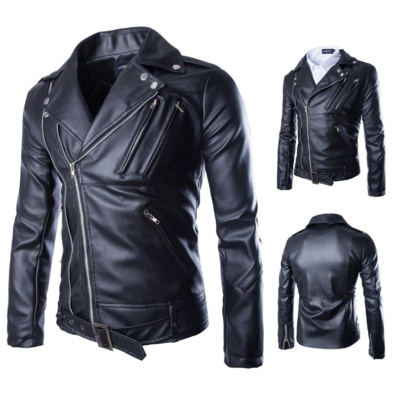 2019 Hot New Personality Dora Design Men S Pu Leather Jacket Korean Fashion Motorcycle Trade Whole From Zrq777 Dhgate Com Whole Plus Velvet Motorcycle Leather Jacket Gender Hot 2019 New Personality Dora Design Men S Pu Korean Fashion