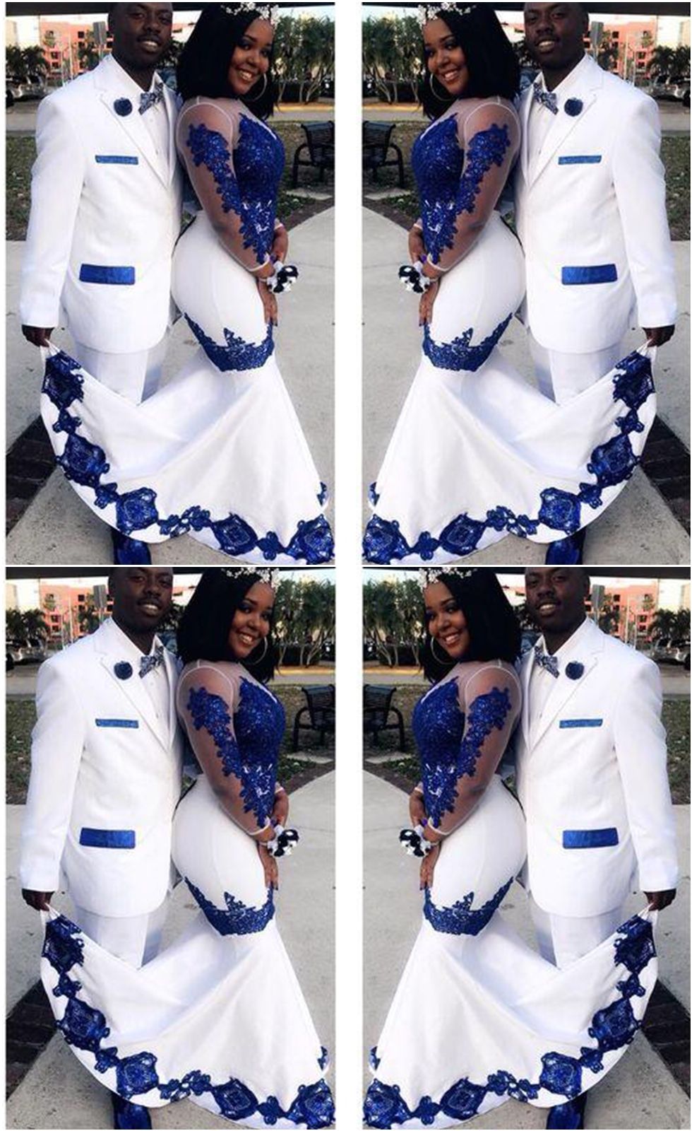 white wedding asoebi