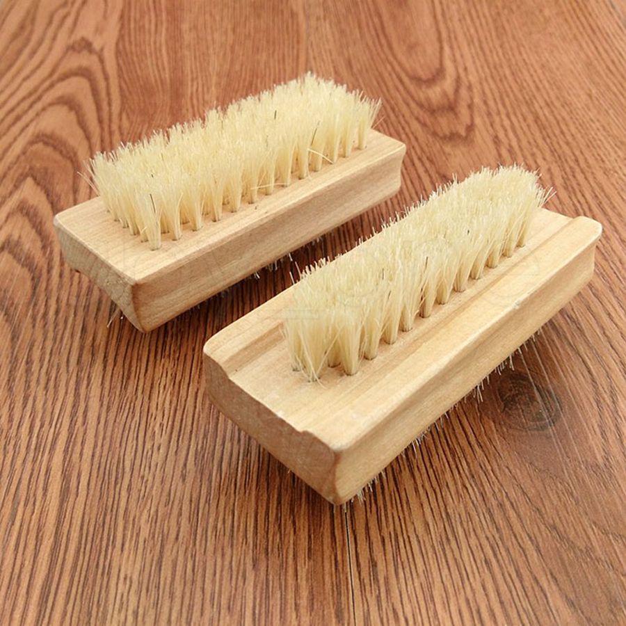 2020 Natural Boar Bristle Brush Wooden Nail Brush Foot Clean Brush Body