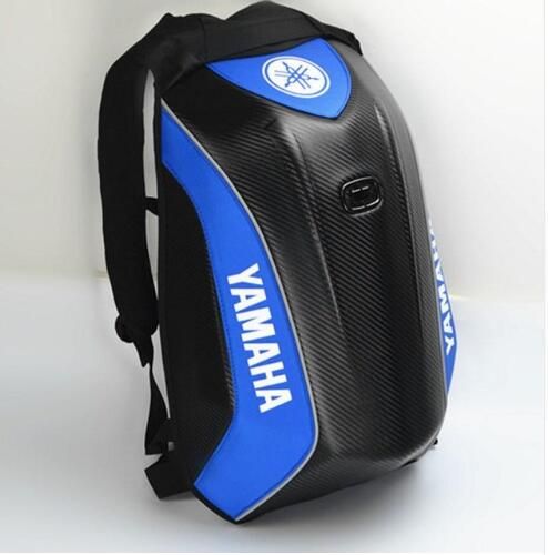 ZAINO IN FIBRA DI CARBONIO MOTO ZAINO MC ZAINO RIDER MOTO MULTIFUNZIONE IMPERMEABILE DURO Shell Kawasaki tartaruga Borsa blu