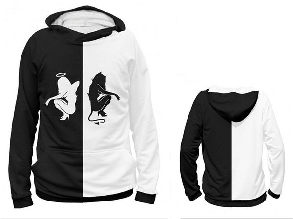 angel and demon sweatshirt