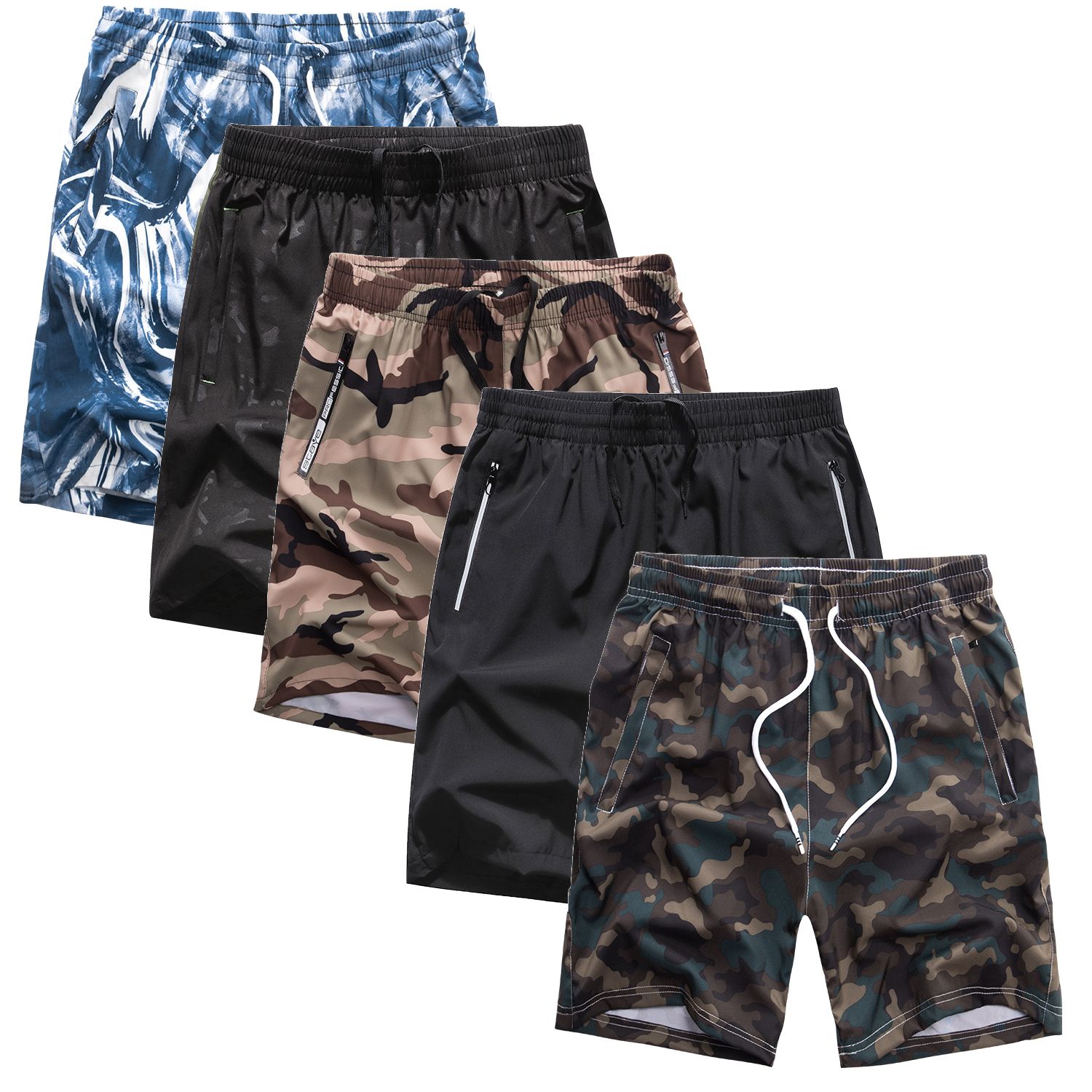 2020 8XL Shorts Camo Boardshorts Camouflage Shorts For Men Plus Size ...