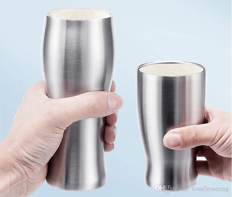 2016 Simple Vacuum Keep Warm Cup Hight Quality 304 Stainless Steel Hot