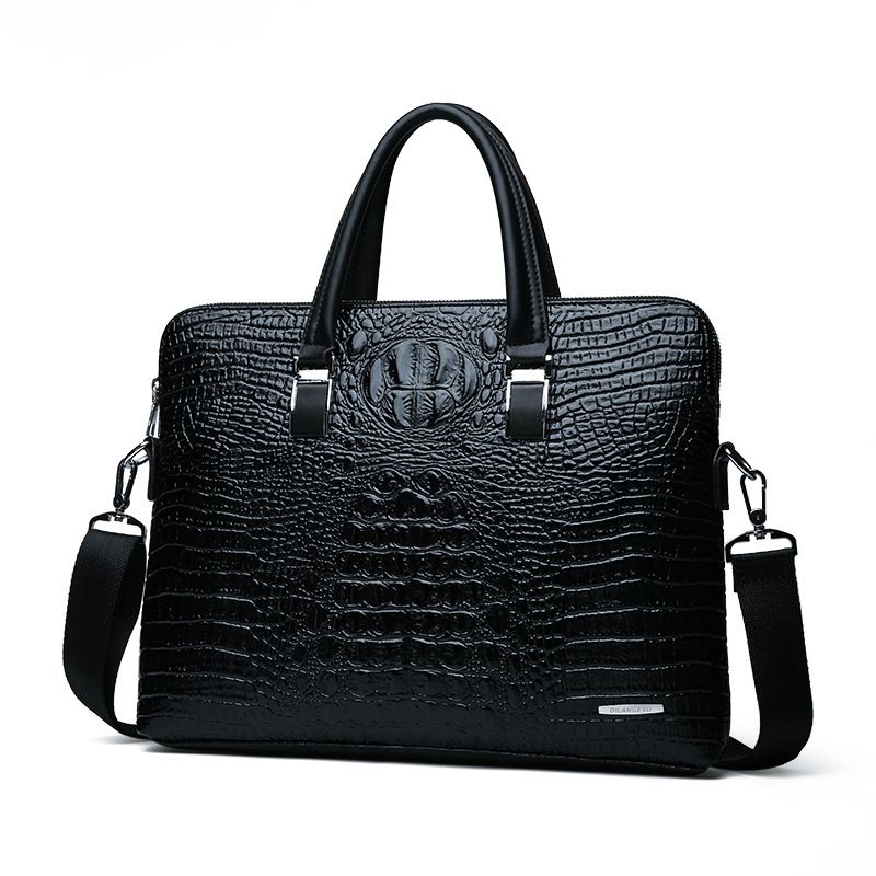 Compra Maletín De Negocios De Cuero Bolso Para Laptop Bolsos De Hombro Bolso  Cruzado Para Hombres, Mujeres Llevar En El Estuche Para Computadora /  Portátil / MacBook Barato | Entrega Rápida Y