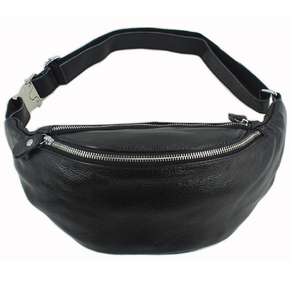 small leather bum bag