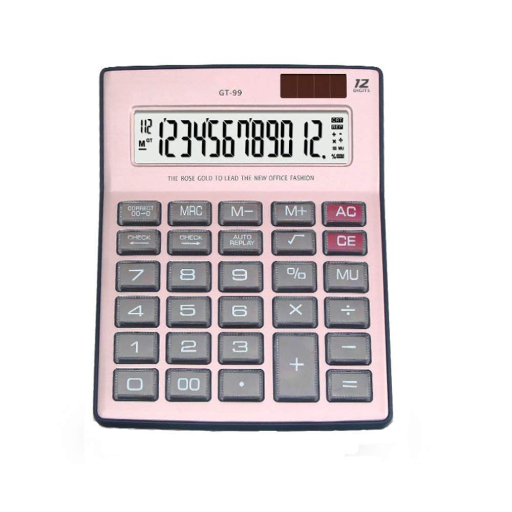110 22mm D Calculadora de oficina de regalo de negocios de alta gama Calculadora de pantalla grande solar calculadora de metal de aluminio con listhado calculadora 179.8