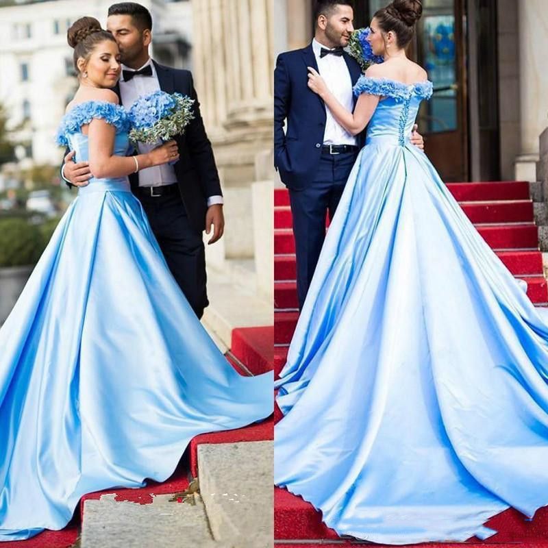 fancy light blue dress
