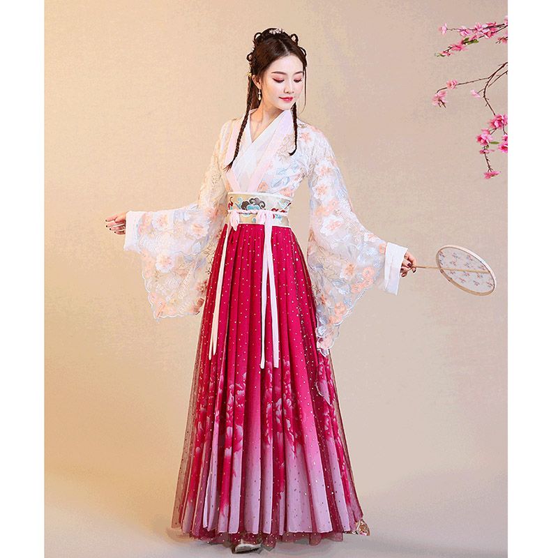 Compra Nueva Hanfu Hanfu Mujeres Traje De Hadas Del Vestido De La Falda  Fresca Y Cosplay Del Vestido De La Ropa Elegante Estilo Chino Diarias  Vestidos De Baile Barato | Entrega Rápida