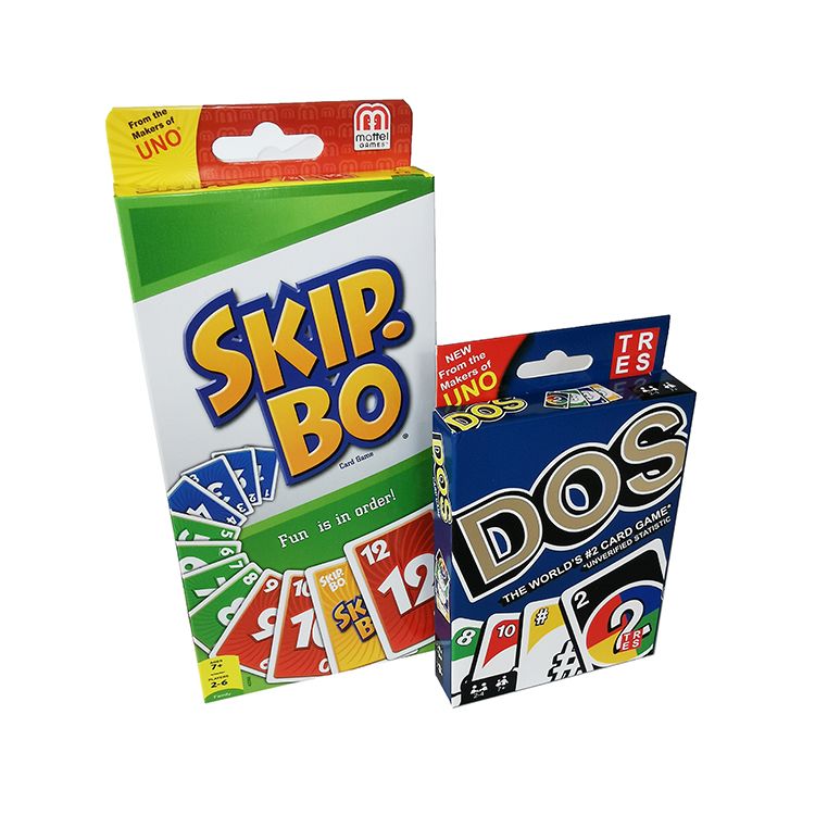 Kartenspiel Karten Gesellschaftsspiel Für Uno Skip-Bo Skip Bo Wild Flip DHL 