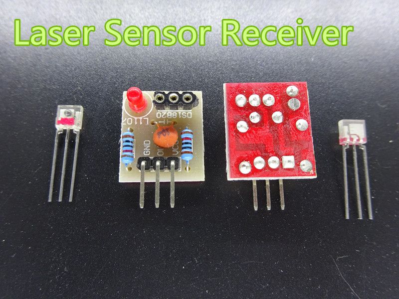 10PCS//LOT Laser Sensor Module non-modulator Tube Laser Receiver New Module