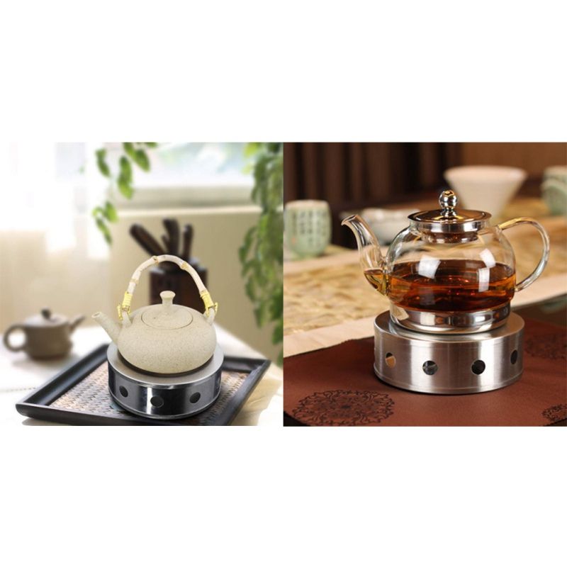 2020 Stainless Steel Tea Warmer Heater Candle Holder Teapot Warmer Food