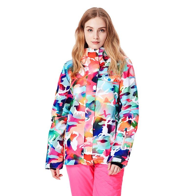 colorful snowboard jacket