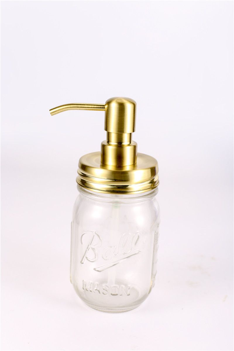 STAINLESS STEEL SOAP DISPENSER BIRDHEAD Mason Jar Converter Kit Soap Pump 