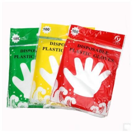 plastic kitchen gloves
