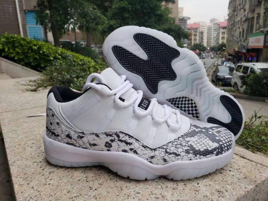 jordan 11 low light bone on feet