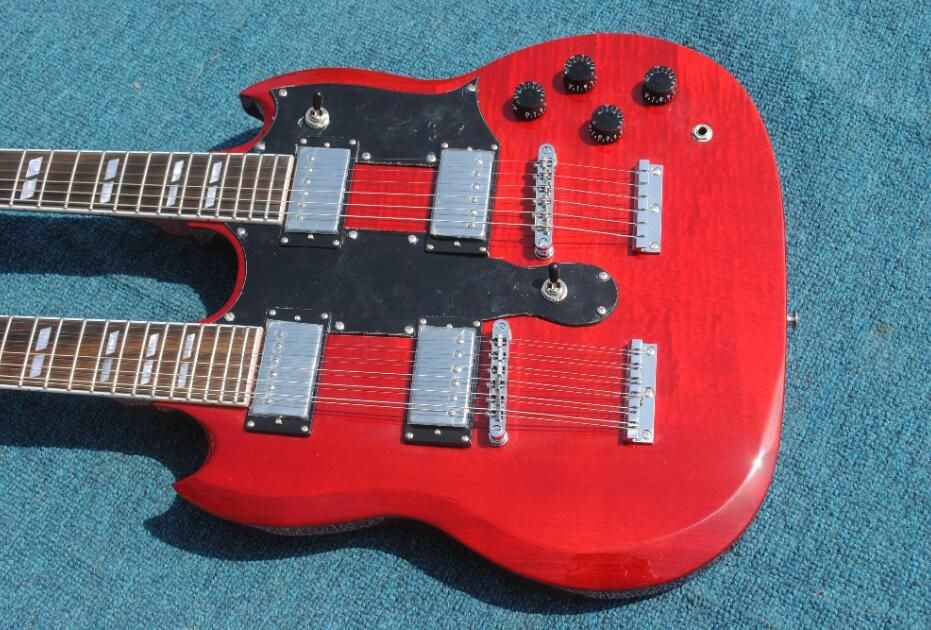 Compra 2019 Nueva Perfecto! 1275 De Doble Mástil De La Guitarra Eléctrica  De Color Rojo 12/6 Instrumentos Musicales De Cuerda De La Guitarra  Eléctrica Que Envía Libremente Barato | Entrega Rápida Y Calidad | Es.Dhgate
