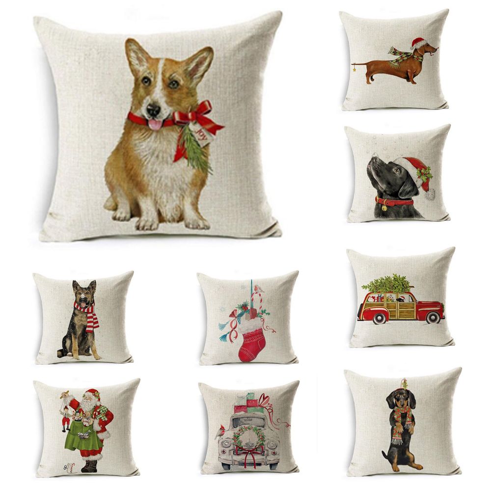 Satin Al Dachshund Noel Yastik Kopek Yastik Yastik Kilifi Ev Tl31 67 Dhgate Comda