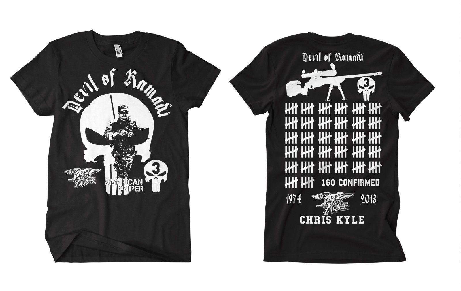 The Devil Of Ramadi T Shirt Chris Kyle 