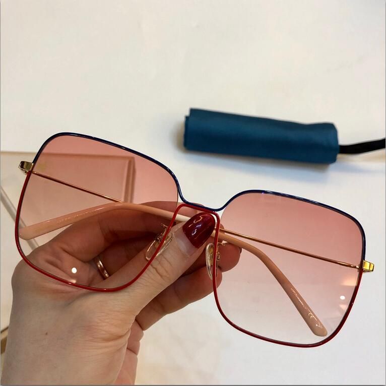 Premium Unisex Pink Lens Sunglasses Fashionable Eye Protection