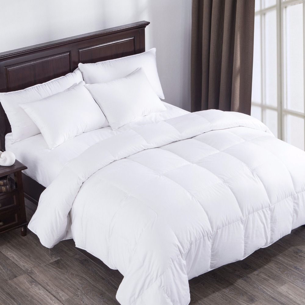 2020 T400 Winter Comforter Duvet Insert White Goose Down