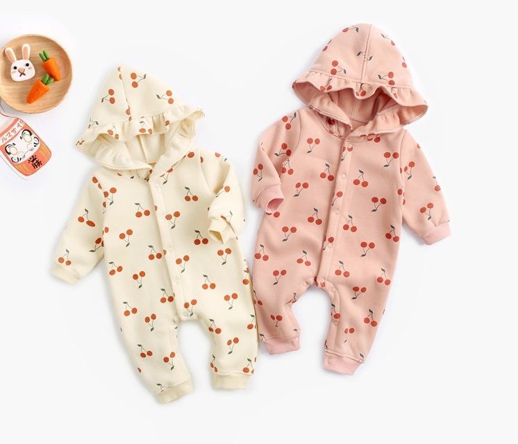 cherry print jumpsuit