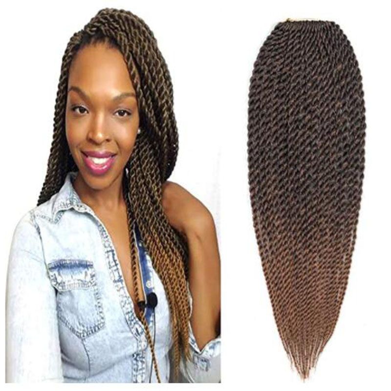 2020 Crochet Senegalese Twist Brading Hair 24inch Synthetic 2x