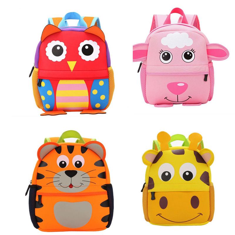 Kids Child Cartoon Cute Animal School Bags Toddler Backpack Kindergarten Satchel