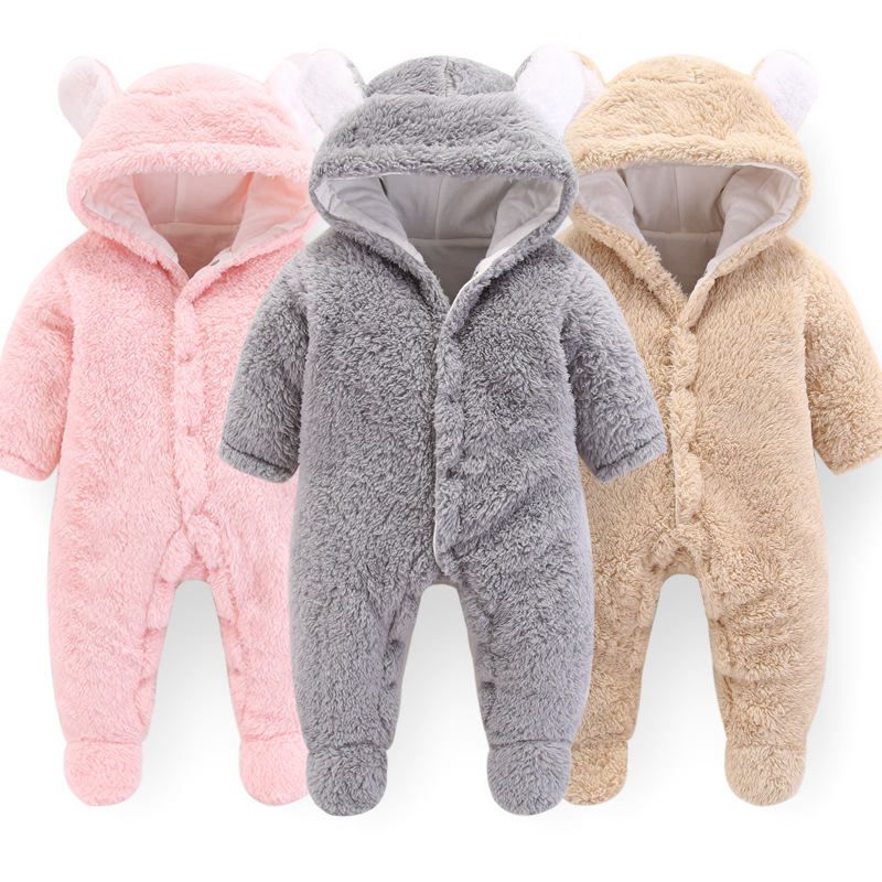 baby sleepsuit with hood
