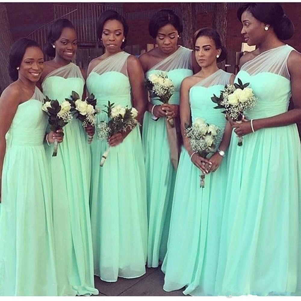mint green bridal party